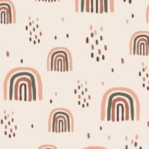 Tusor Estampado Arcoiris Tierra