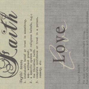 Paño Troquelado Faith Gris