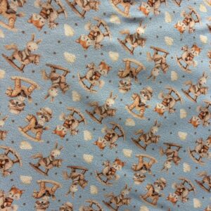 Toalla Microfibra Caballito Celeste