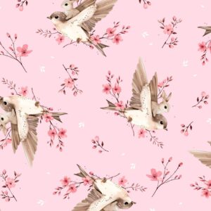 Interlock Cerezo Rosa